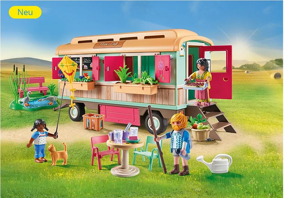 PLAYMOBIL Gemütliches Bauwagencafé 71441