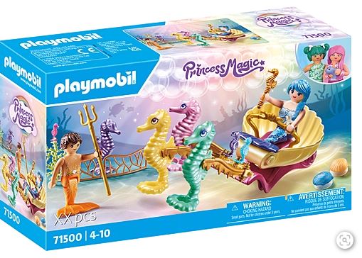 Playmobil Meeresbewohner mit Seepferdchenkutsche 71500