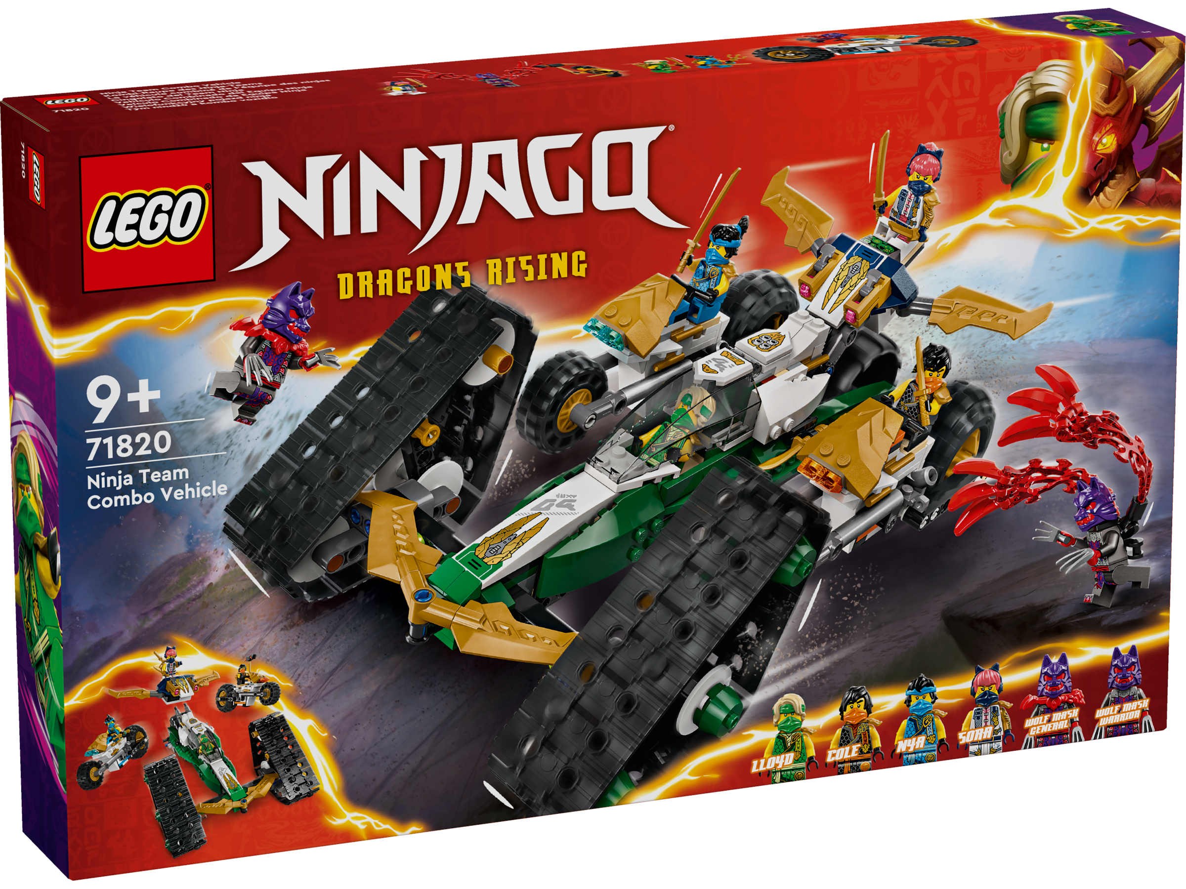 LEGO NINJAGO Kombi-Raupe des Ninja-Teams71820