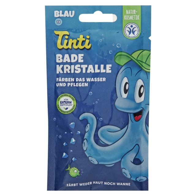 Tinti Badekristalle blau