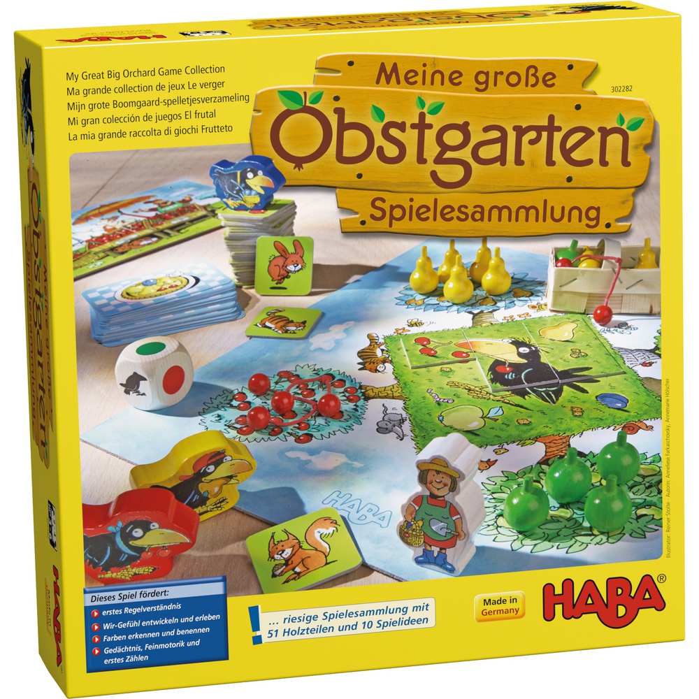 HABA Meine grosse Obstgarten Spielesammlung 302282