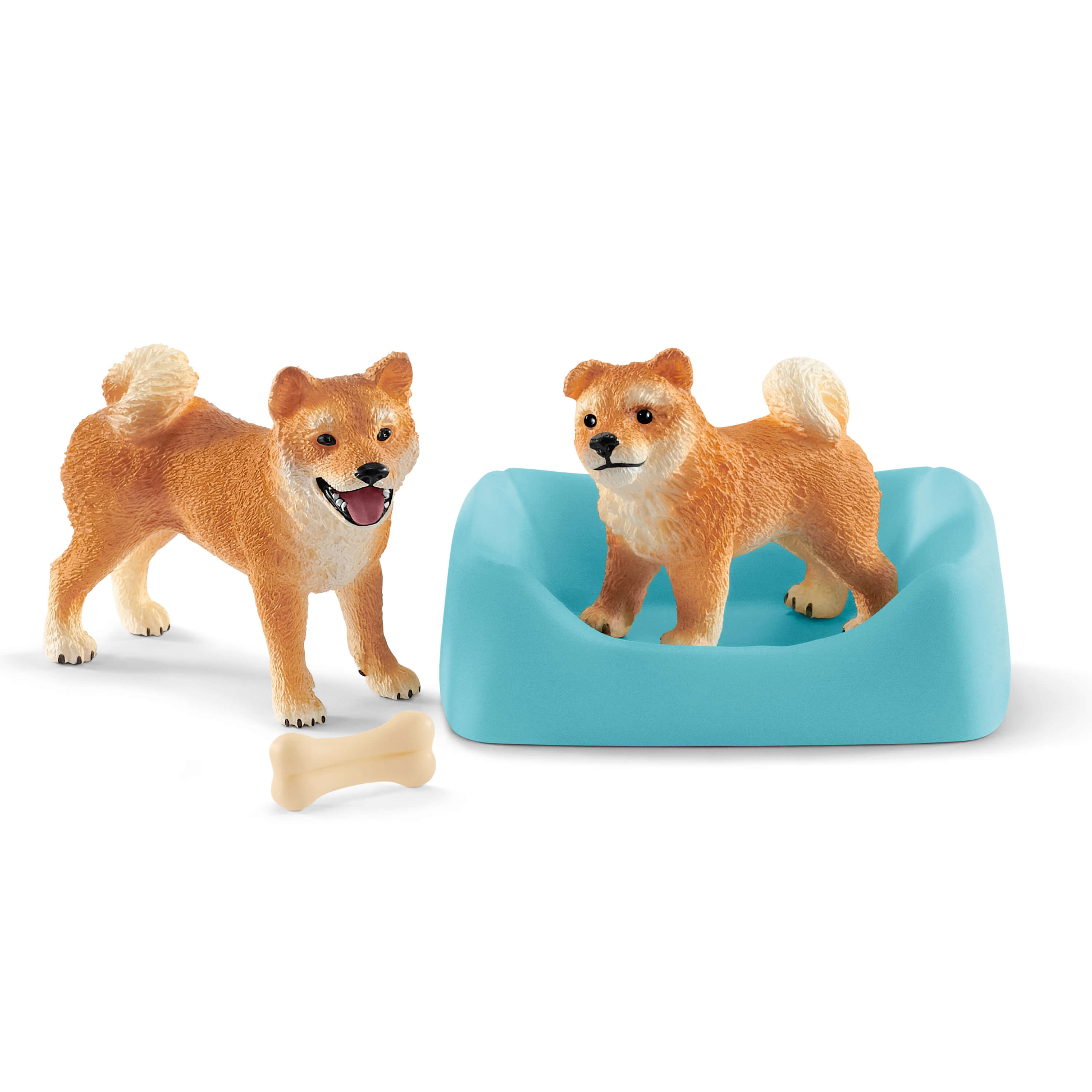 Schleich Shiba Inu Mutter und Welpe 42479