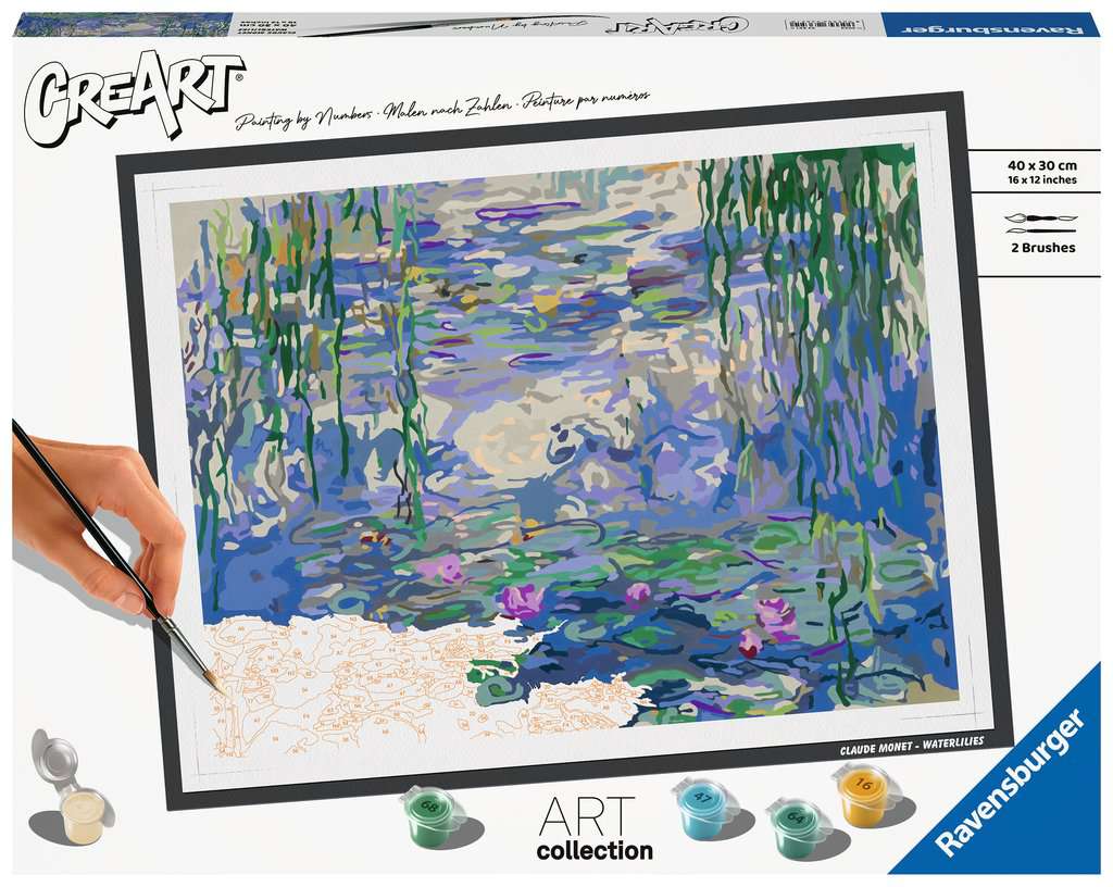 Creart ART Collection: Waterlilies (Monet)  40 x 30 cm 23.651