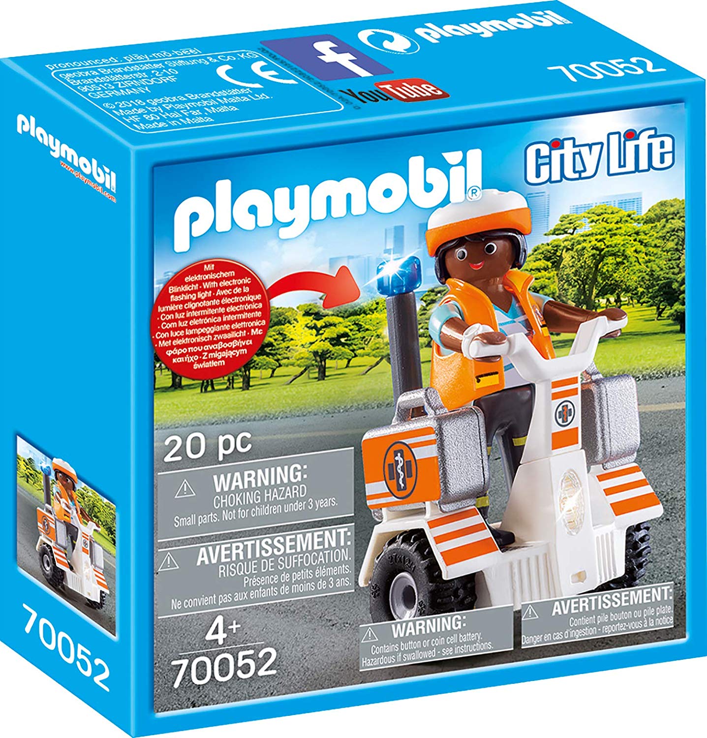 PLAYMOBIL Rettungs - Balace - Roller 70052