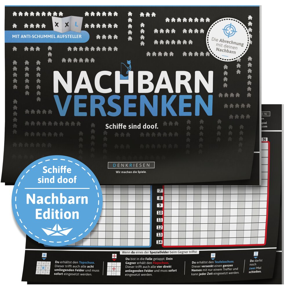 Denkriesen- Nachbarn versenken