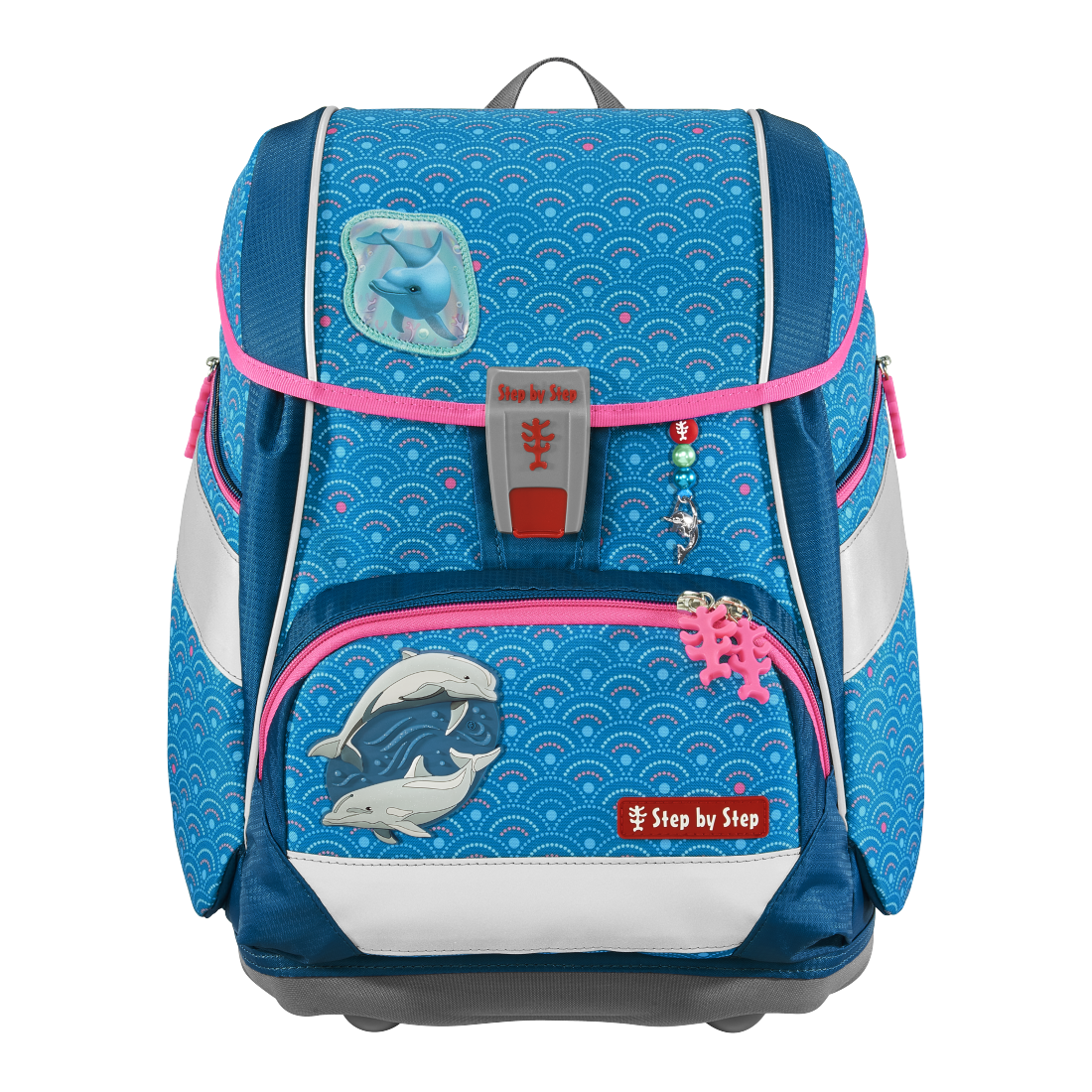 Step by Step 2IN1 PLUS Schulranzenset Dolphin Pippa 6-teilig