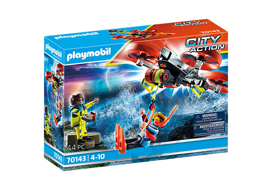 PLAYMOBIL Taucher-Bergung mit Rettungsdrohne 70143