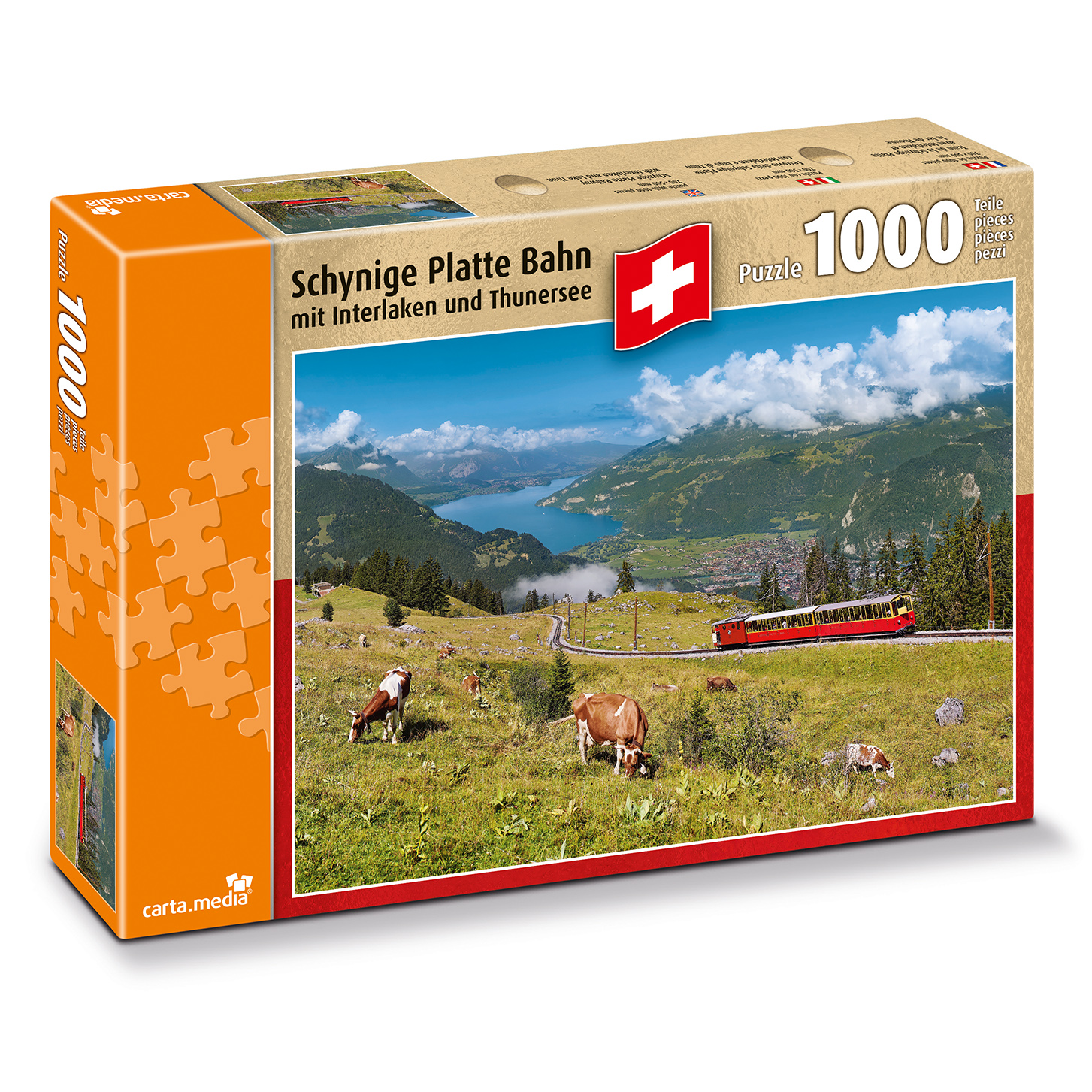 Puzzle 1000 Teile Schynige Platte Bahn