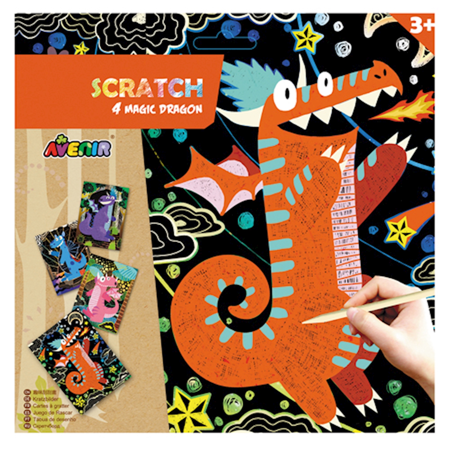 Scratch Kratzbilder Drachen