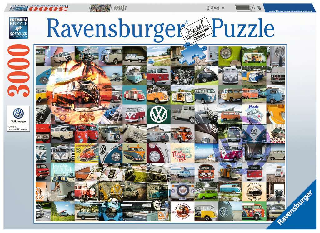 Puzzle 3000 Teile  VW Bulli Moments 16.018