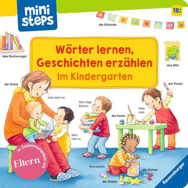 Ministeps Wörter lernen, Geschichten erzählen