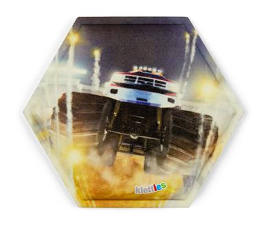 Ergobag Glow in the Dark-Klettie Monstertruck