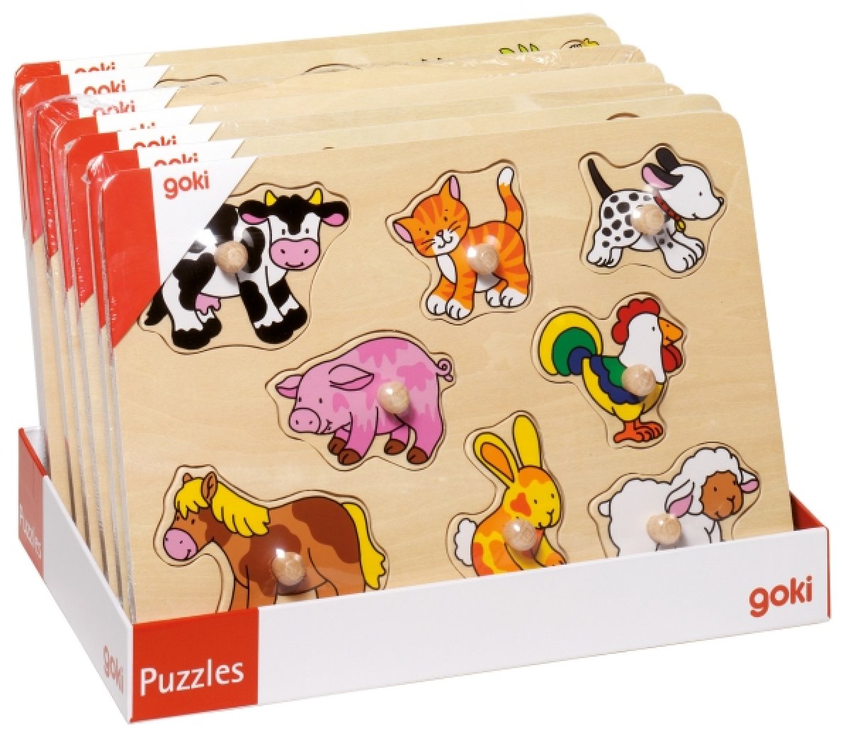 Goki Holzsteckpuzzle