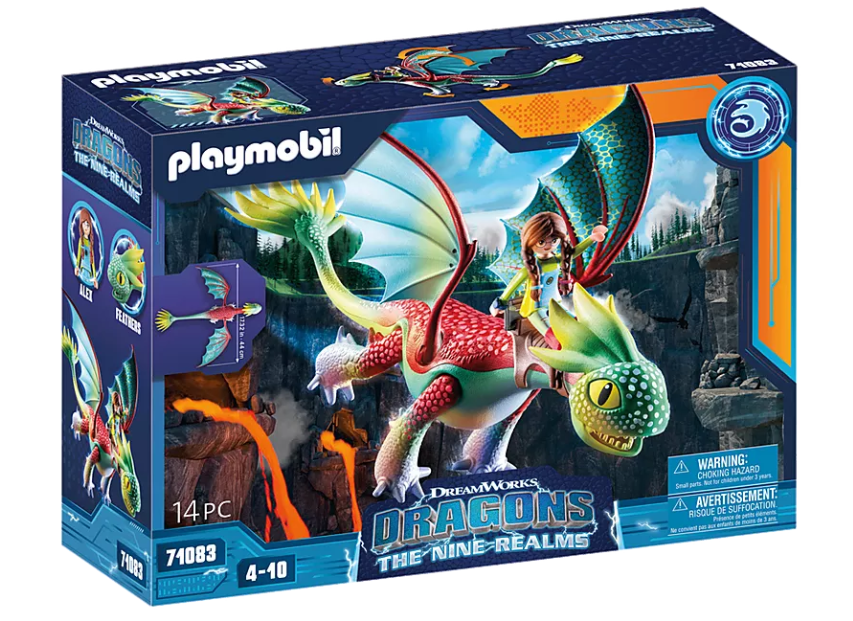 PLAYMOBIL Dragons: The Nine Realms - Feathers & Alex 71083