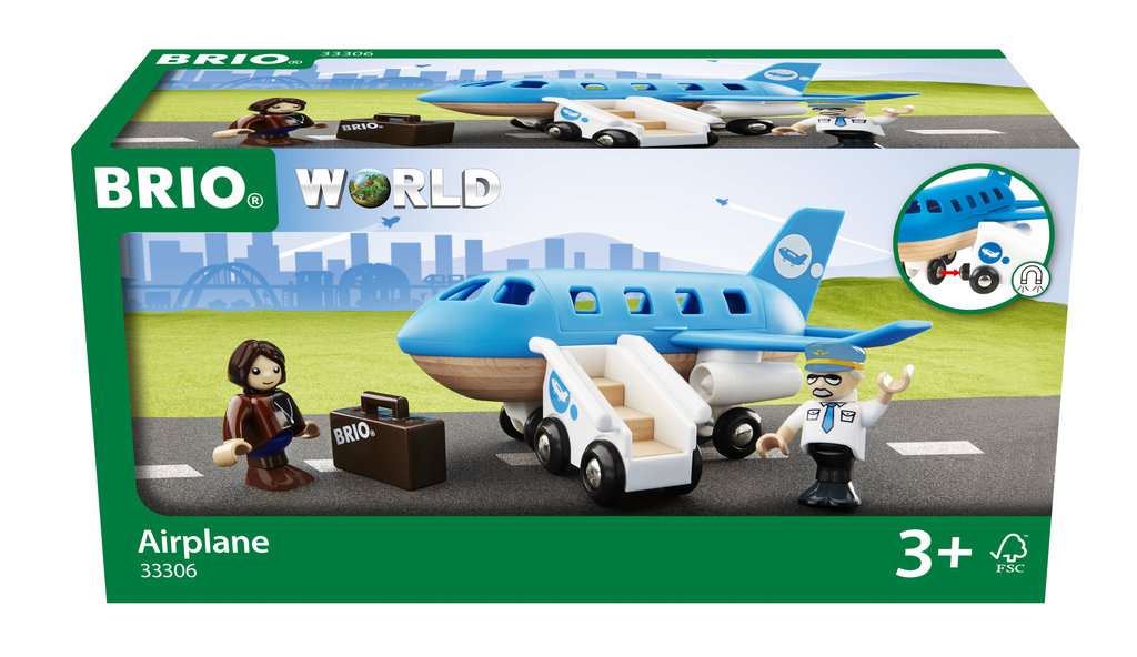 Brio Blaues Flugzeug 33306