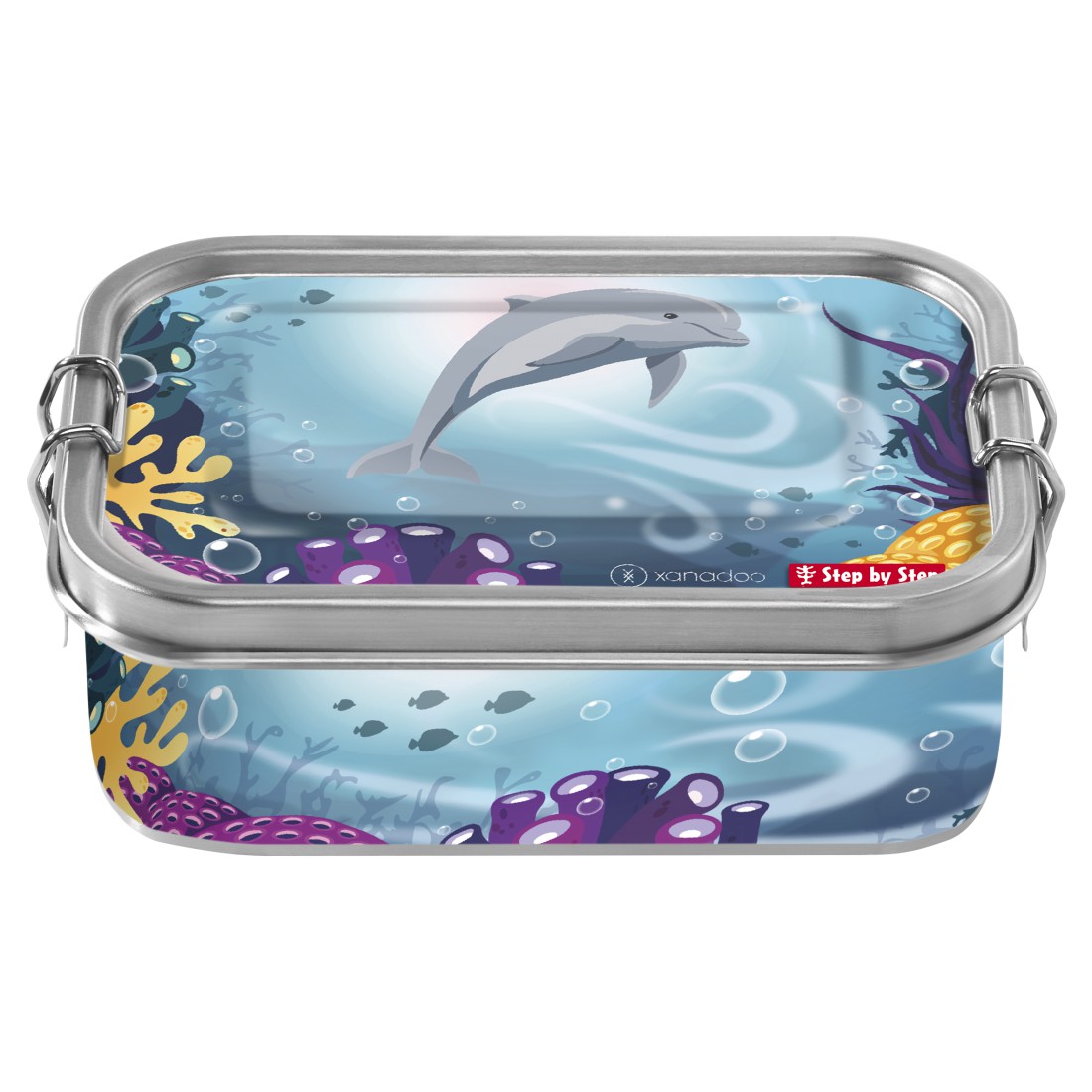 Step by Step Edelstahl-Lunchbox Dolphin Pippa