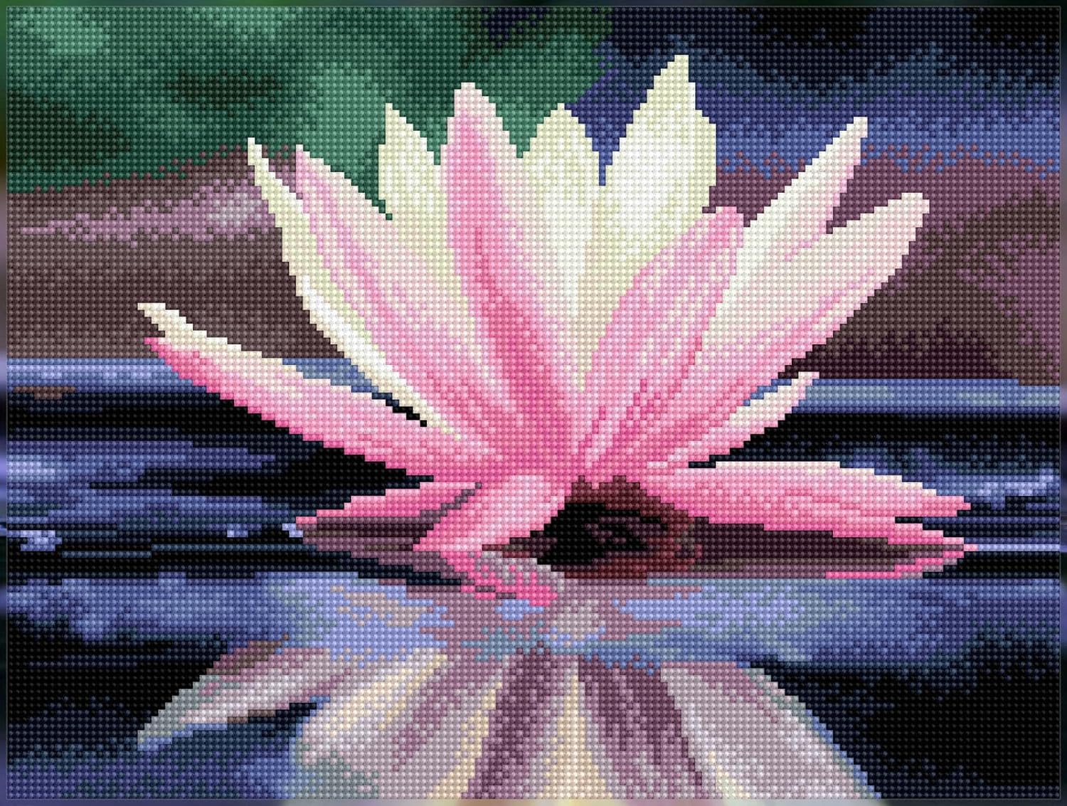 Diamond Painting Seerose