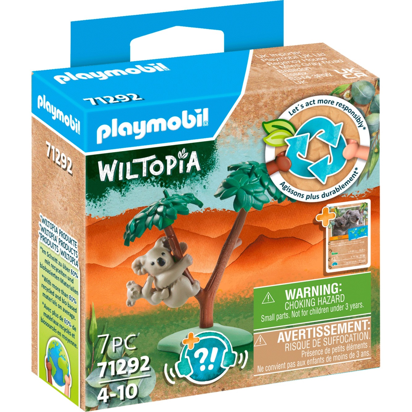 PLAYMOBIL Koala mit Jungtier 71292