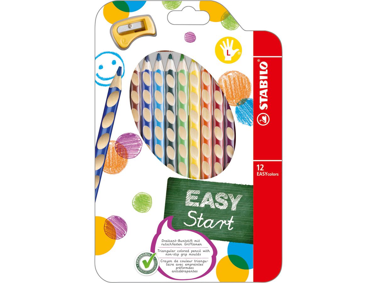 Stabilo EASYcolors L, 12er Etui