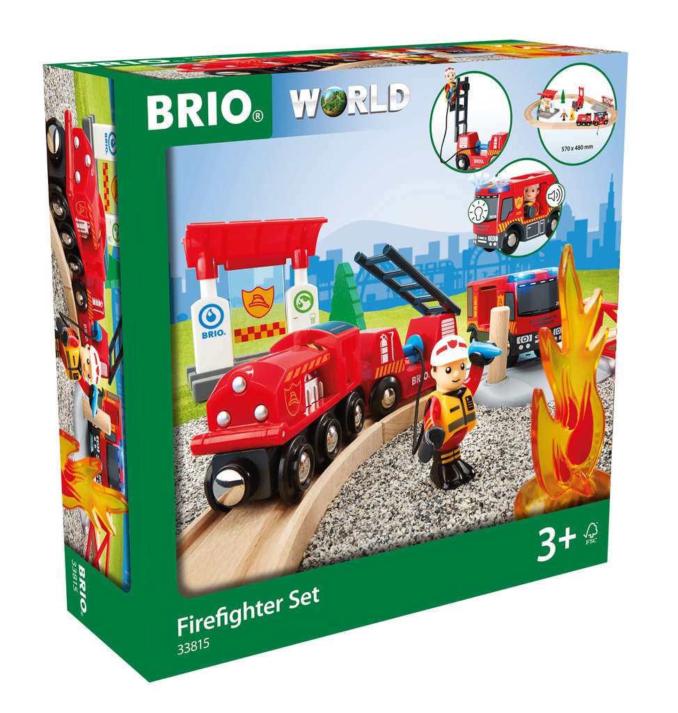 Brio Bahn Feuerwehr Set 33815