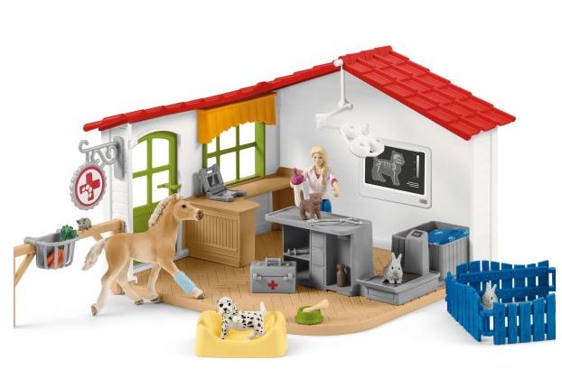 Schleich Farm World Tierarzt-Praxis mit Haustieren 42502