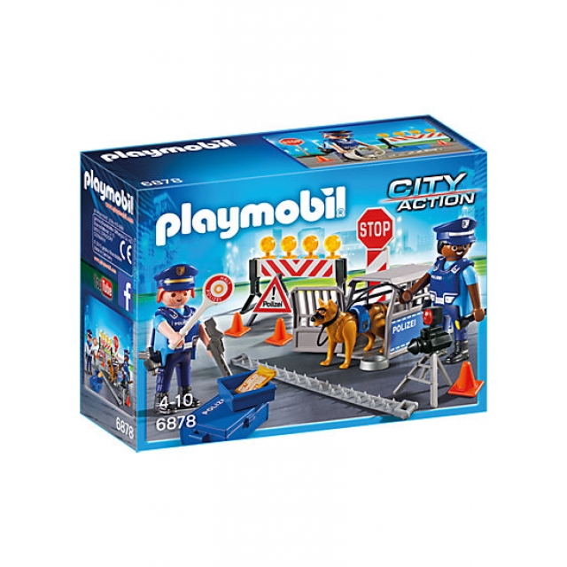 Playmobil  Polizei-Strassensperre 6878