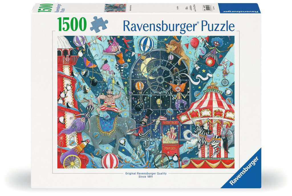 Ravensburger Puzzle 1500 Teile Willkommen im Zirkus 00.797