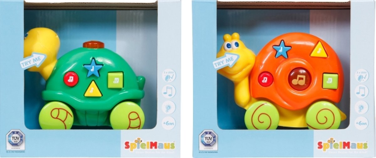 SpielMaus Baby Schiebetiere mit Licht und Sound