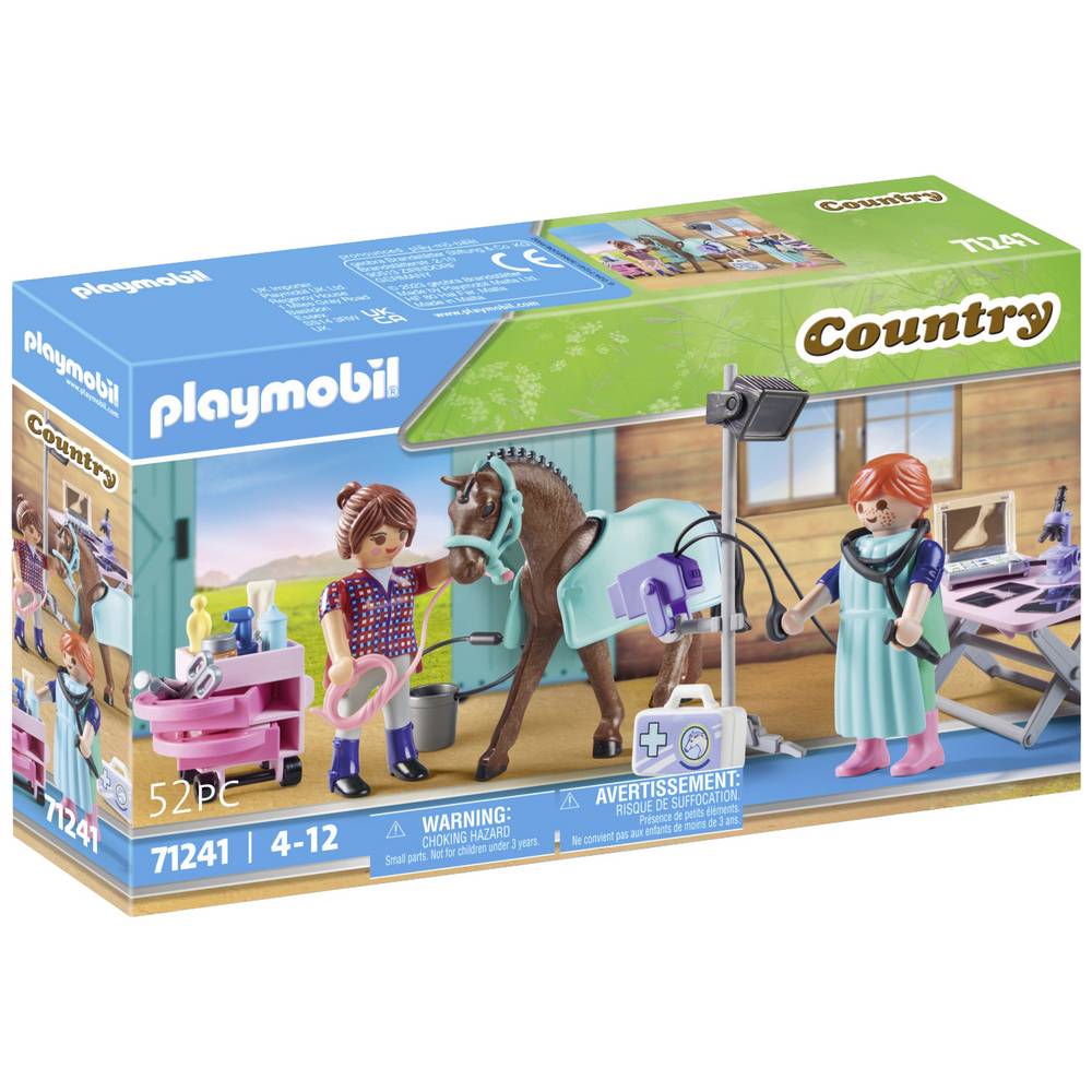 PLAYMOBIL Tierärztin für Pferde 71241