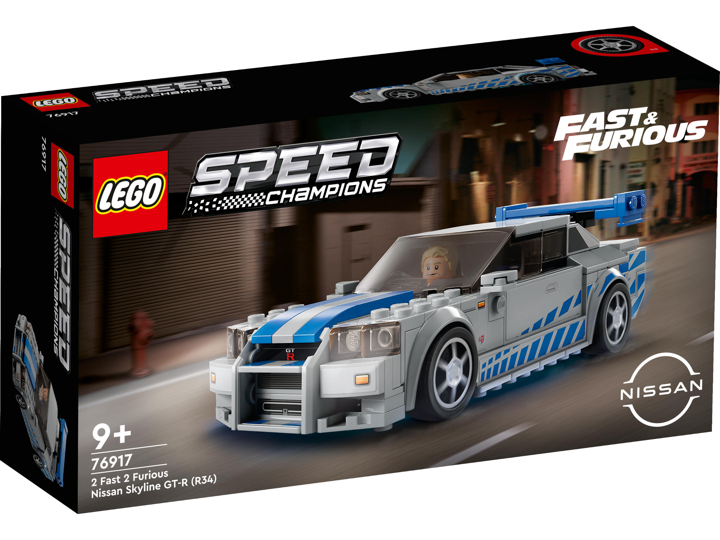 LEGO Speed Champions 2 Fast 2 Furious – Nissan Skyline GT-R (R34) 76917