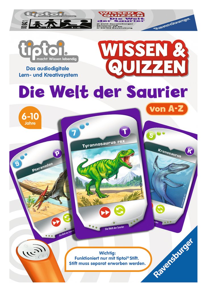 TipToi Wissen & Quizzen : Welt der Saurier 00.078