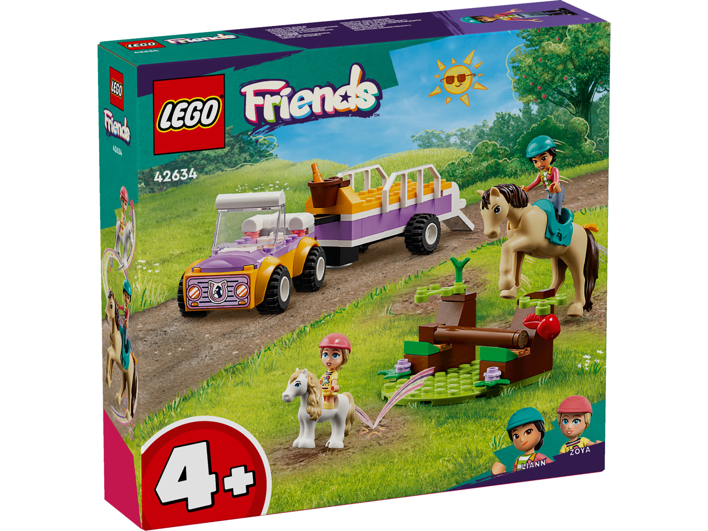 LEGO Friends Pferde- und Ponyanhänger 42634