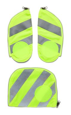 Ergobag Fluo Zip Set mit Reflektor gelb