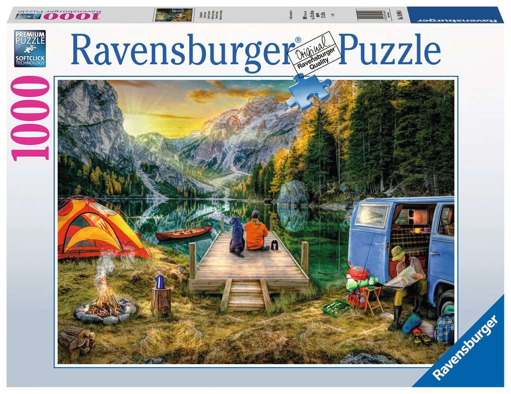 Puzzle 1000 Teile Campingurlaub 16.994