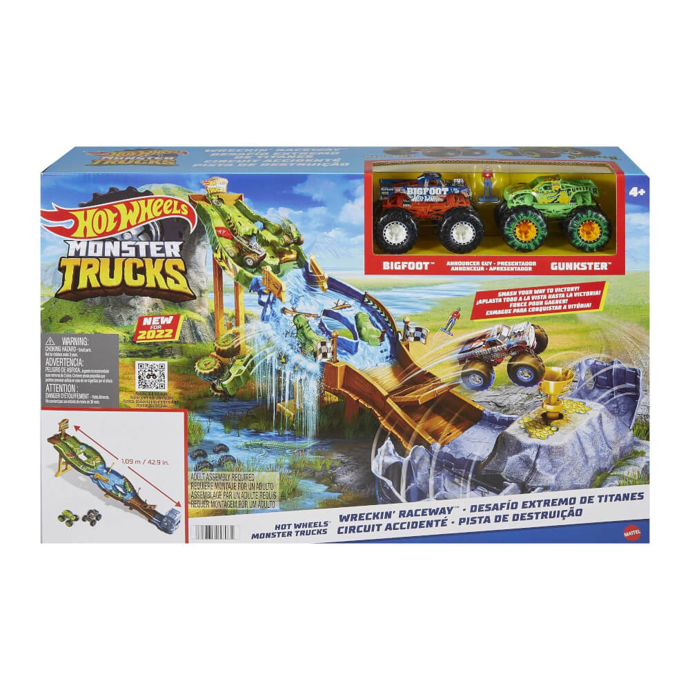 Hot Wheels Monster Trucks Wettkampf Rennstrecke