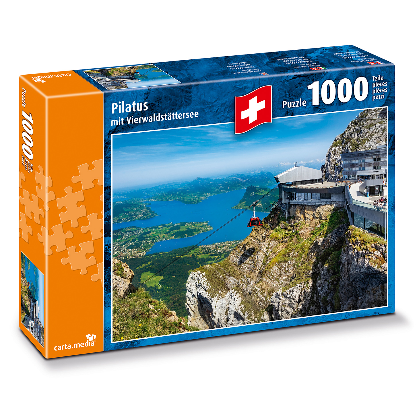 Puzzle 1000 Teile Pilatus mit Vierwaldstättersee