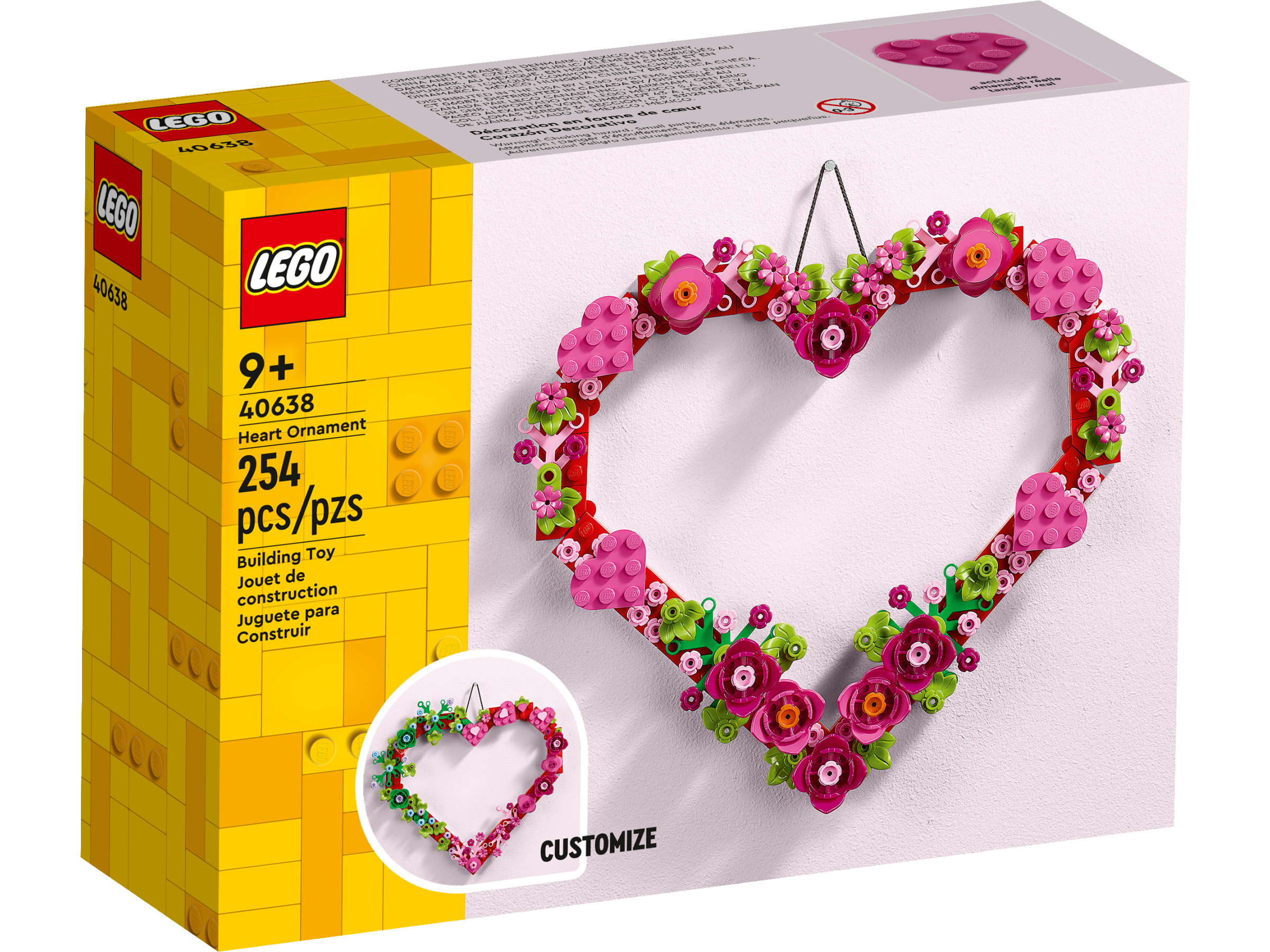 LEGO  Creator Herz Deko 40638