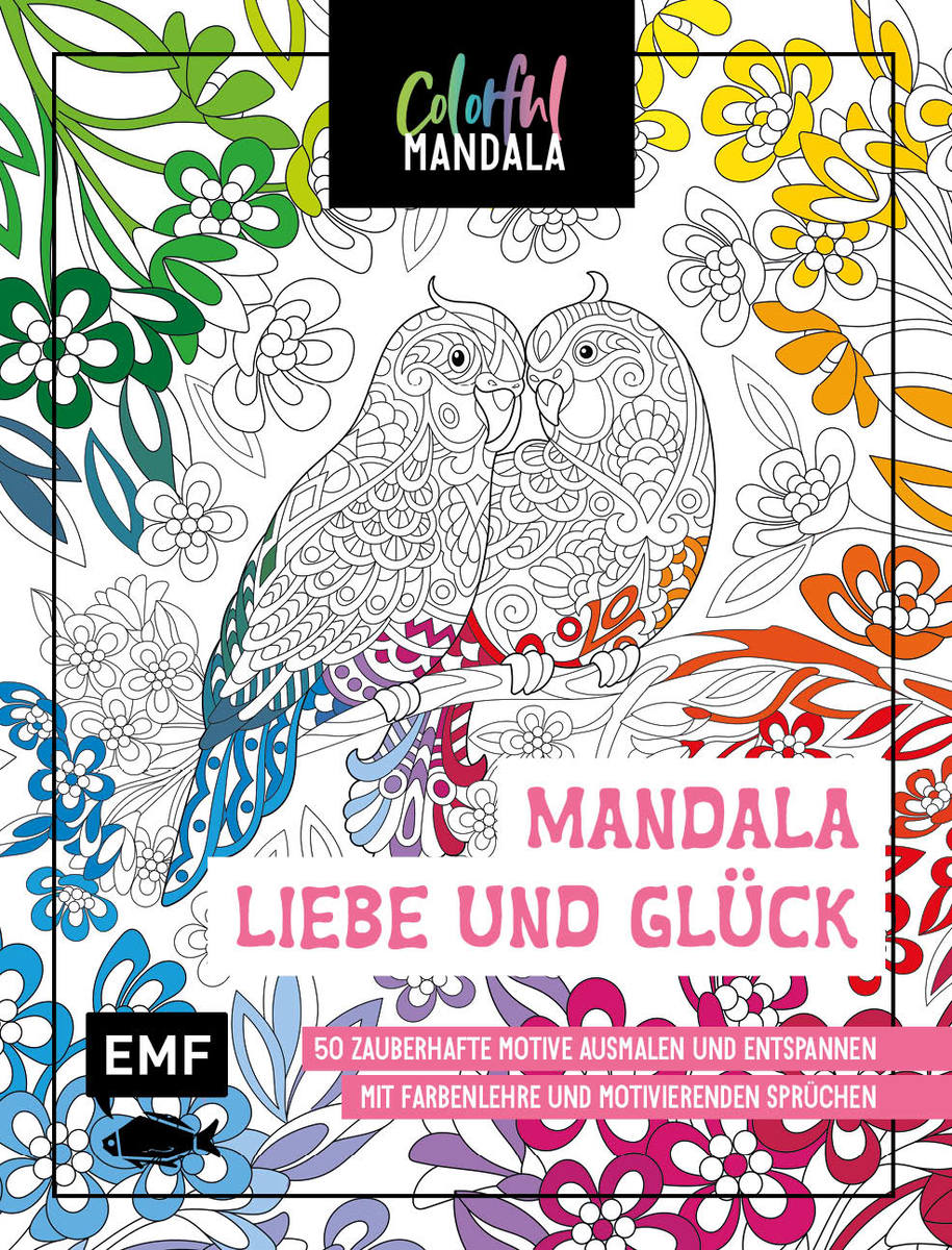 Mandala Colorful Liebe und Glück