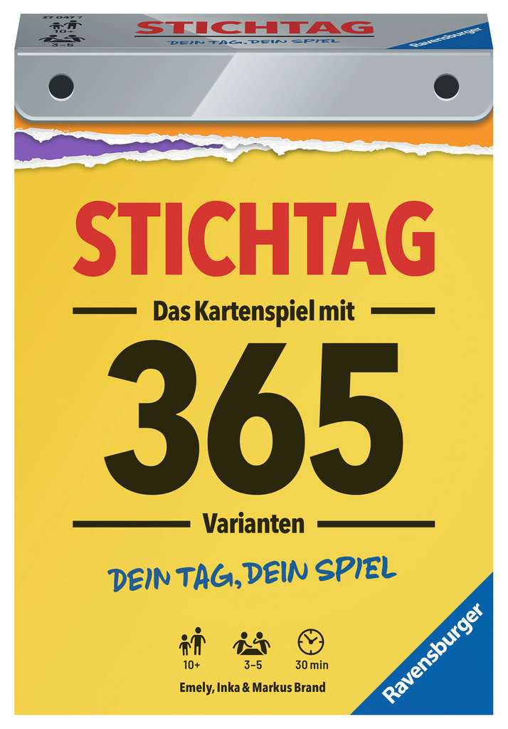 Stichtag Kartenspiel mit 365 Varianten