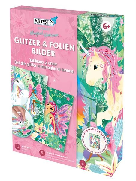 Glitzer & Folien Bilder Einhorn