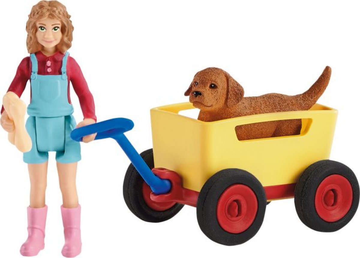 Schleich Bollerwagen  - Ausflug 42543