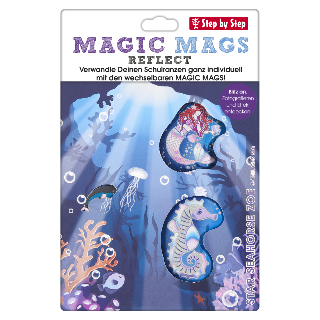 Step by Step Magic Mags Reflect Star Seahorse Zoe