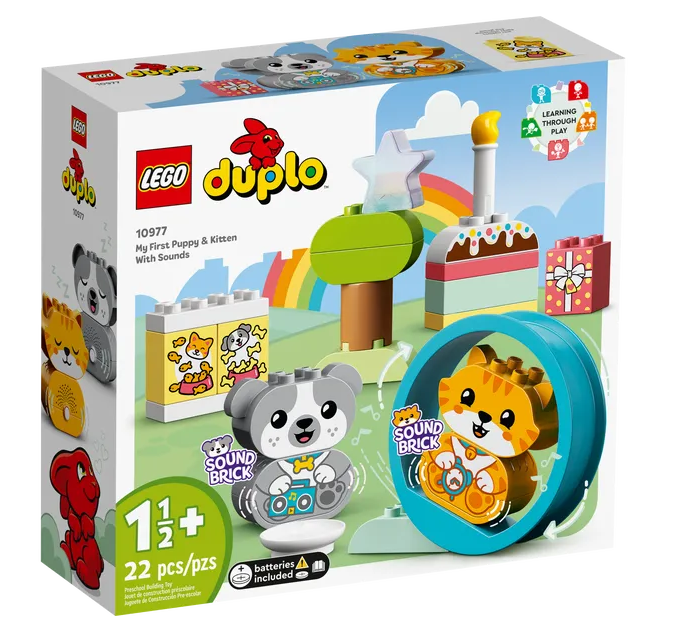 LEGO DUPLO Mein erstes Hündchen & Kätzchen 10977