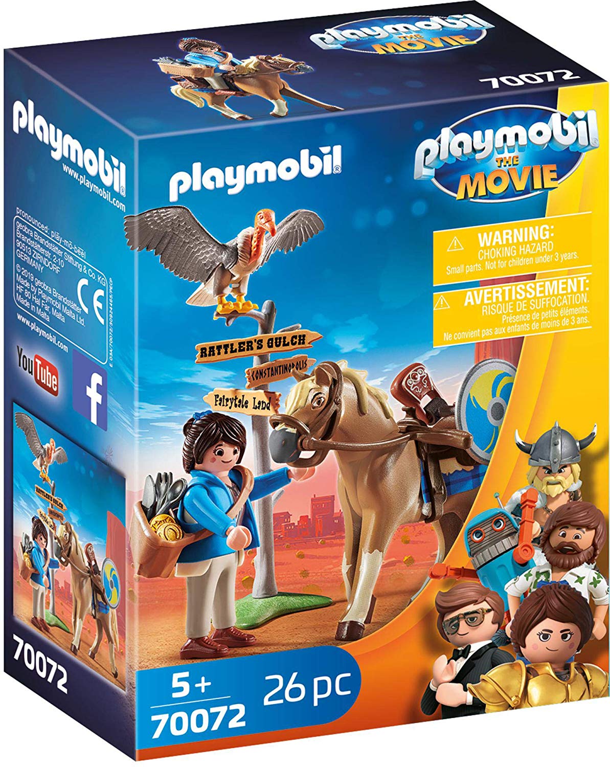 PLAYMOBIL THE MOVIE Marla mit Pferd 70072