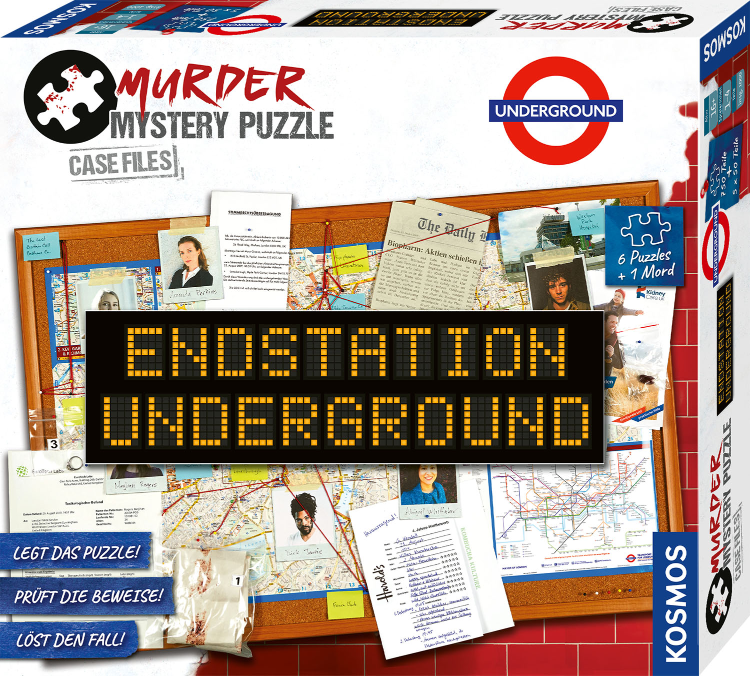 Kosmos Murder Mystery Puzzle - Endstation Underground