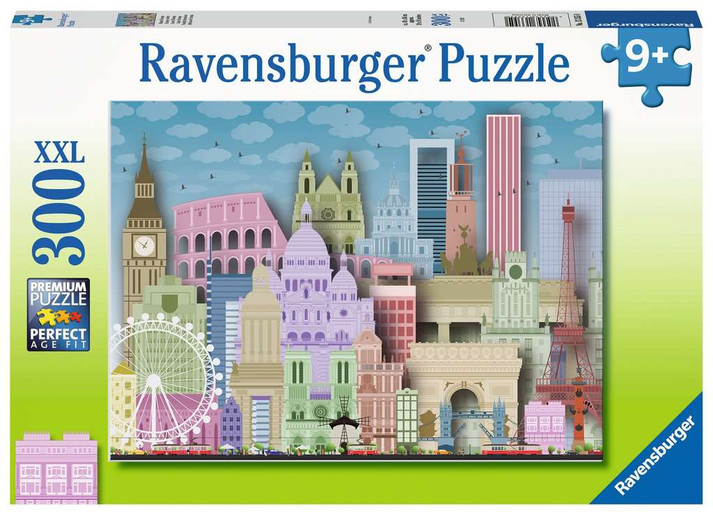 Puzzle 300 Teile Buntes Europa 13.355