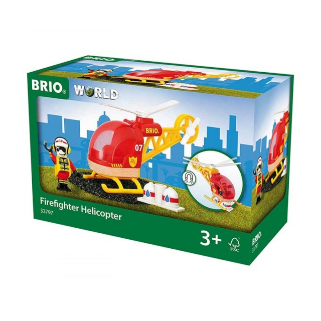 Brio Feuerwehr Hubschrauber 33797