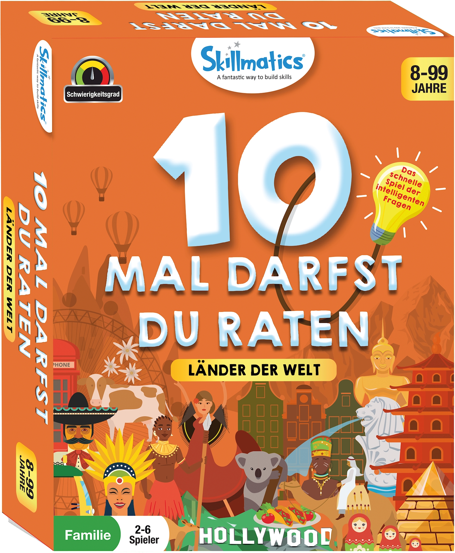 10 Mal raten Länder, spannendes Fragespiel