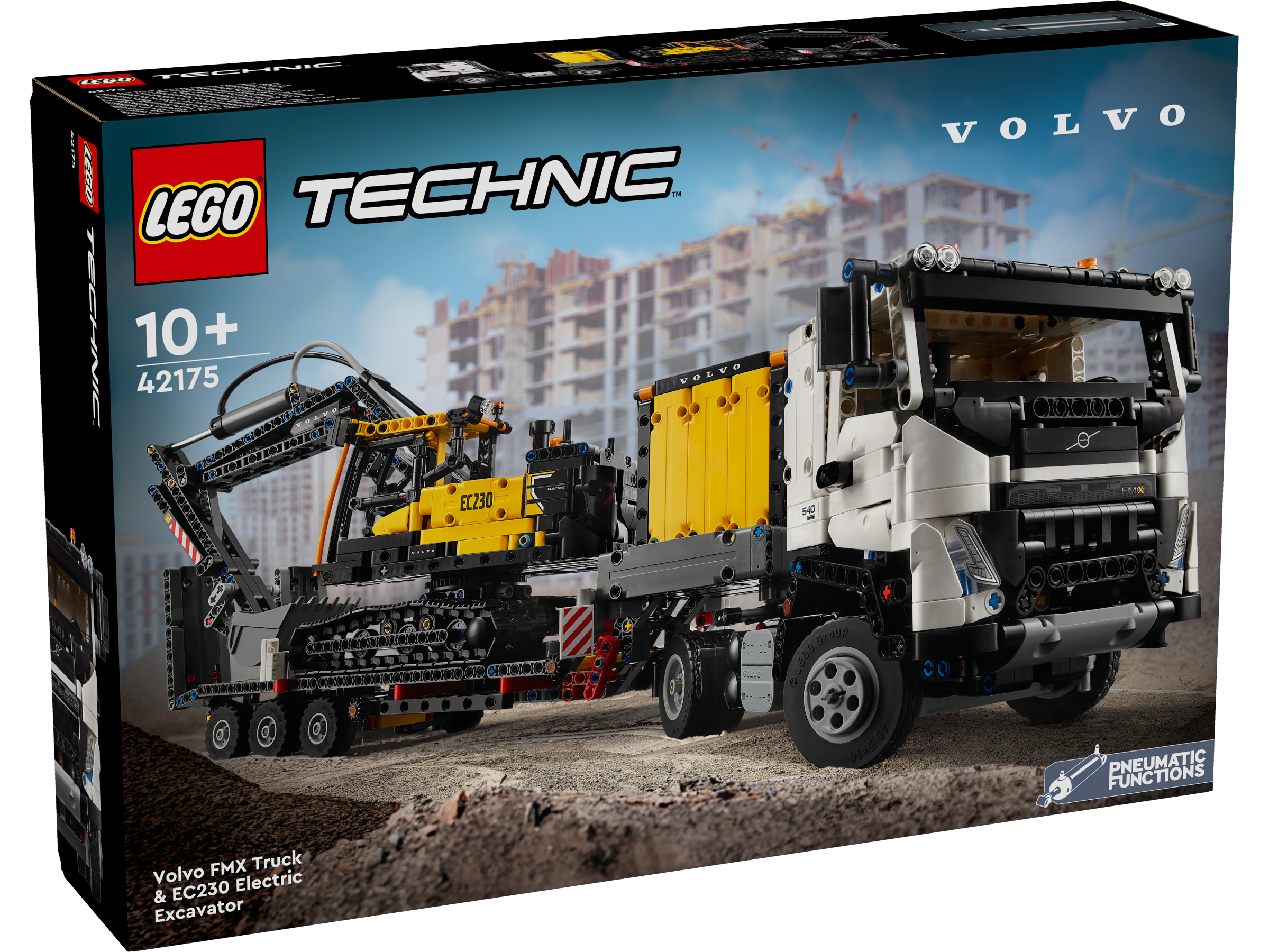 LEGO Technic Volvo FMX LWK mit E230 Electric Raupenbagger 42175