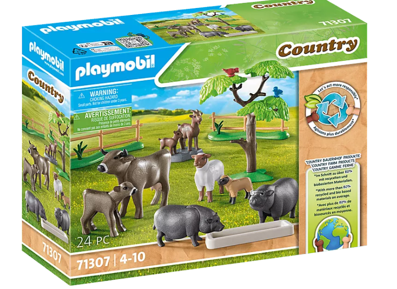 PLAYMOBIL Bauernhoftiere 71307